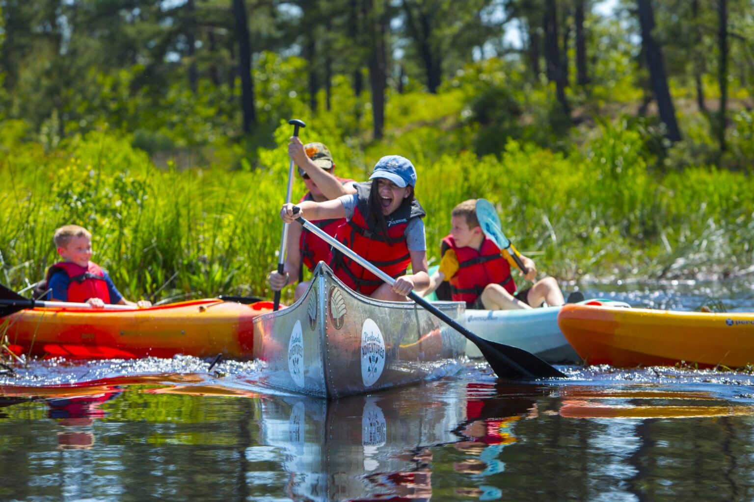 kayaking and canoeing in the pine barrens Protecting the New Jersey
